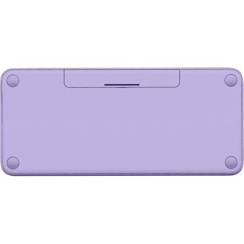 Tastatura Wireless Logitech K380, Bluetooth, Layout US, Lavender Lemonade