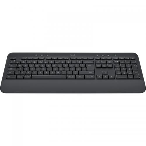 Tastatura Wireless Logitech Signature K650, Bluetooth/USB, Layout UK, Graphite