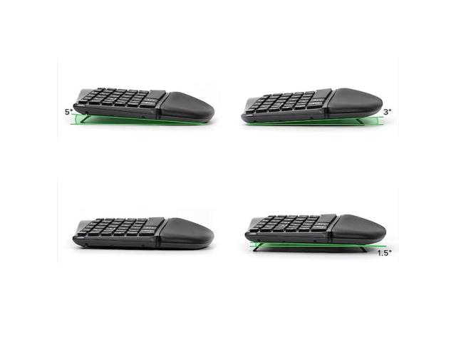 Tastatura Wireless Delux GM901D, USB Wireless/Bluetooth, Black