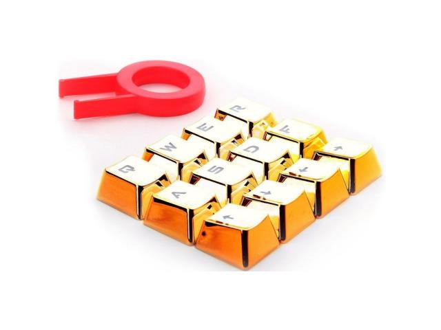 Taste Mecanice Redragon, 12buc, Gold