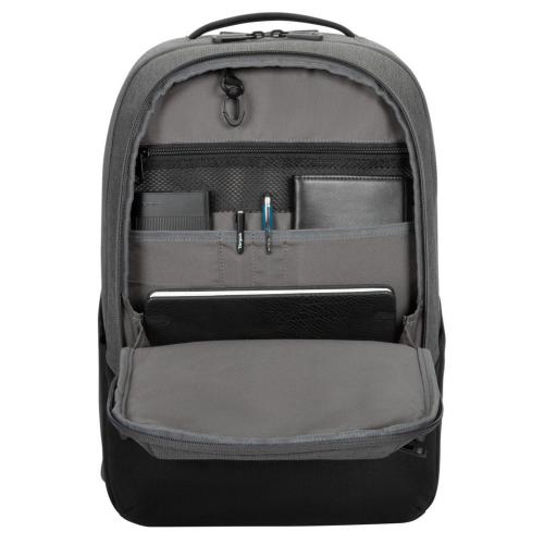 Rucsac Targus Cypress Hero with Find My Locator pentru laptop de 15.6inch, Gray-Black