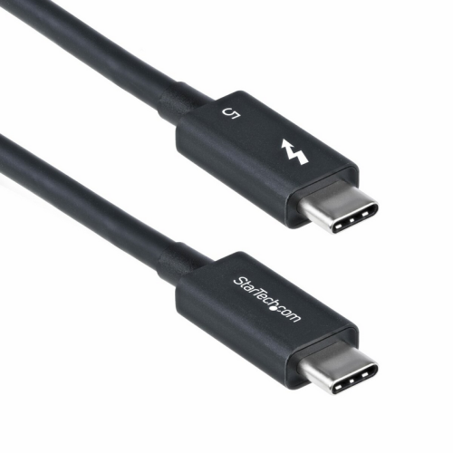 Cablu de date Sartech TBLT5MM50CM240W, USB-C male - USB-C male, 0.5 m, Black