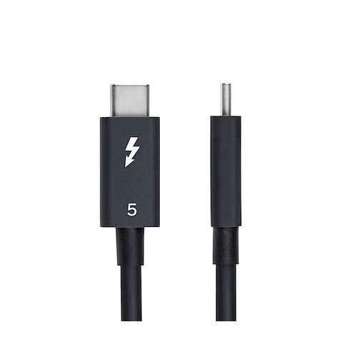 Cablu de date Startech TBLT5MM80CM240W, USB-C male - USB-C male, 0.8m, Black