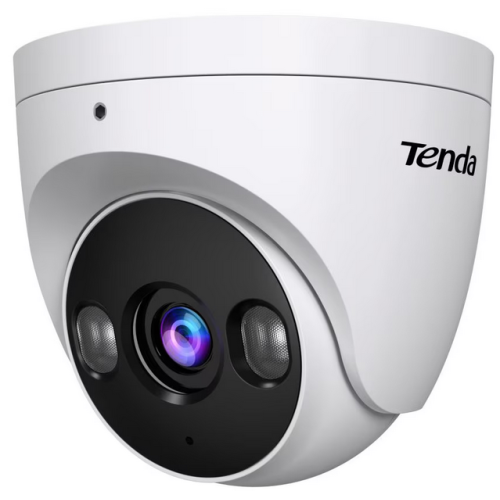 CAMERA IP Tenda, turret, pt. exterior/interior, dist. IR 30m, 4 Mpx 2.8mm, rezolutie 2560*1440, microfon, 1 x RJ45, alimentare PoE, carcasa metal, 