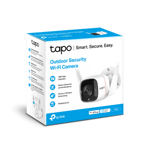 Camera IP Mini Bullet TP-Link TC65, 3 MP, Lentila 3.89 mm, IR 30 m