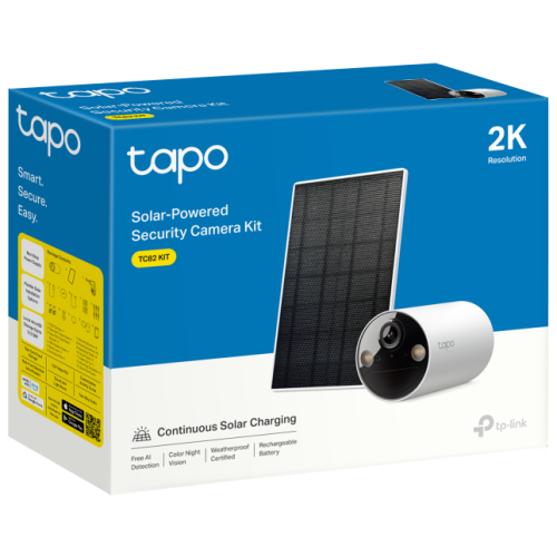 TPL Solar-Pwrd Security Camera Kit TC82