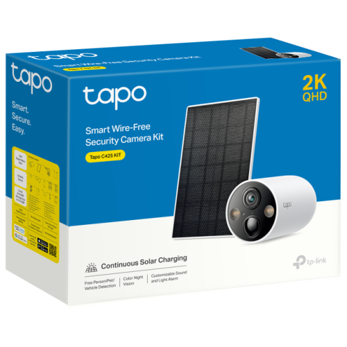 TPL Solar-Powered Security Camera Kit