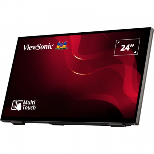 Monitor LED Viewsonic TD2465, 24inch Touch, 1920x1080, 7ms GTG, Black