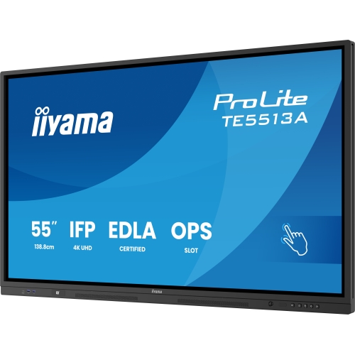 Display Interactiv Iiyama Seria TE12 TE5512MIS-B1AG, 55 inch, 3840x2160 pixeli, Black