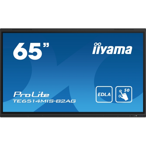 Display Interactiv Iiyama Seria ProLite TE6514MIS-B2AG, 65inch, 3840x2160pixeli, Black