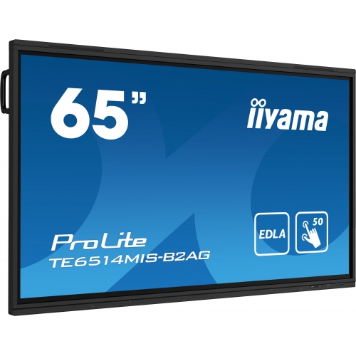 Display Interactiv Iiyama Seria ProLite TE6514MIS-B2AG, 65inch, 3840x2160pixeli, Black
