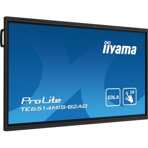 Display Interactiv Iiyama Seria ProLite TE6514MIS-B2AG, 65inch, 3840x2160pixeli, Black