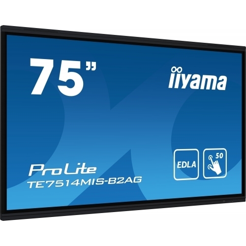Display Interactiv Iiyama Seria ProLite TE7514MIS-B2AG, 75inch, 3840x2160pixeli, Black