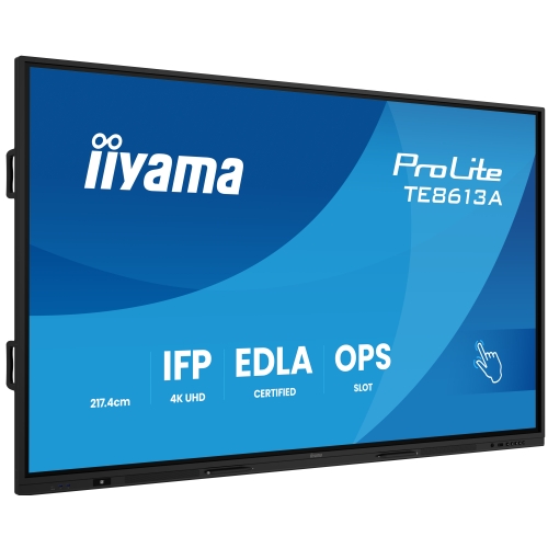 Display Interactiv Iiyama Seria TE12 TE8613A-B1AG, 86 inch, 3840x2160 pixeli, Black