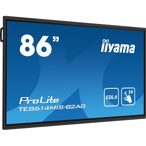 Display Interactiv Iiyama Seria ProLite TE8614MIS-B2AG, 86inch, 3840x2160pixeli, Black