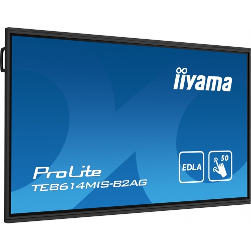 Display Interactiv Iiyama Seria ProLite TE8614MIS-B2AG, 86inch, 3840x2160pixeli, Black