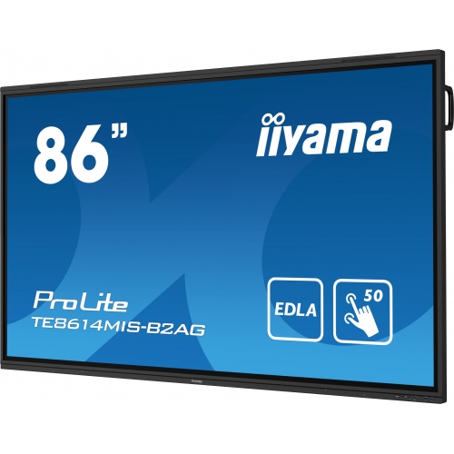 Display Interactiv Iiyama Seria ProLite TE8614MIS-B2AG, 86inch, 3840x2160pixeli, Black