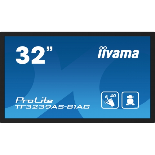 Display Interactiv Iiyama Seria ProLite TF3239AS-B1AG, 32inch, 3840x2160pixeli, Black