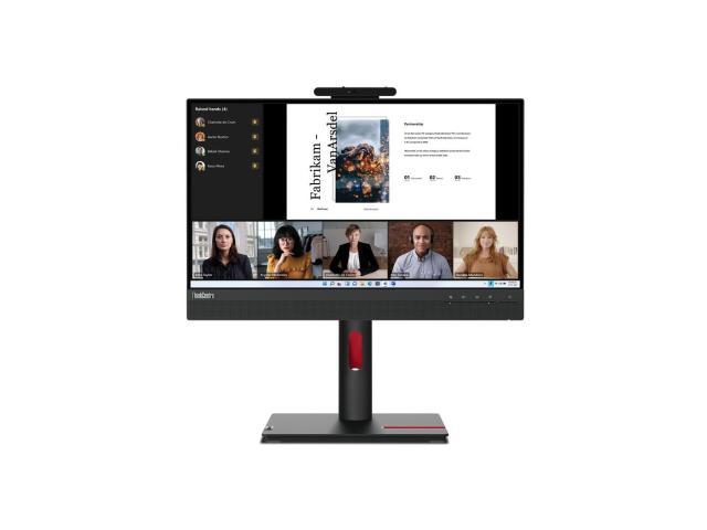 Monitor WLED Lenovo ThinkCentre TiO 22 Gen 5, 21.5 inch Touch, 1920x1080, 4 ms, Black