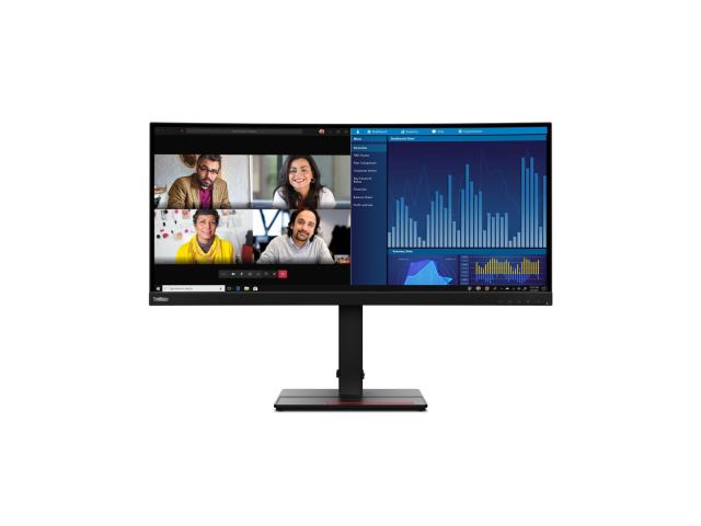 Monitor LED Lenovo ThinkVision P34w-20, 34 inch, 3440x1440, 6 ms, Black