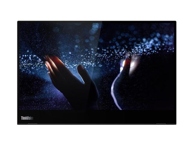 Monitor LED Lenovo Portabil ThinkVision M14t Touch, 14inch, 1920x1080, 8ms, Black