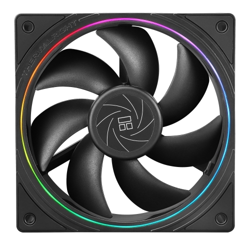 Set 3 ventilatoare Thermalright TL-S12, ARGB LED, 120 mm, Black