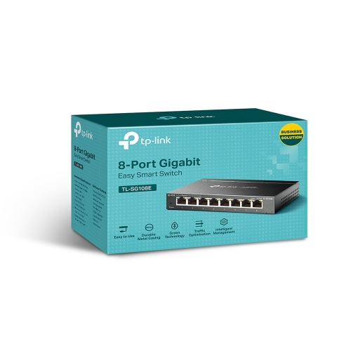 Switch TP-Link TL-SG108E, 8 porturi