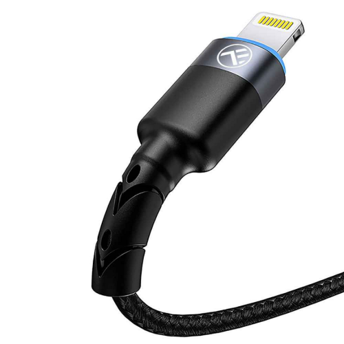 Cablu de date Tellur TLL155324, USB-A male - Lightning male, 2 m, Black