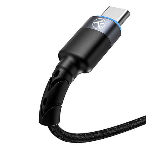 Cablu de date Tellur TLL155363, USB-A male - USB-C male, 1.2 m, Black
