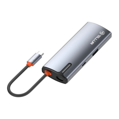 Hub USBC 3.0 Tellur Basic, 4 port, gri