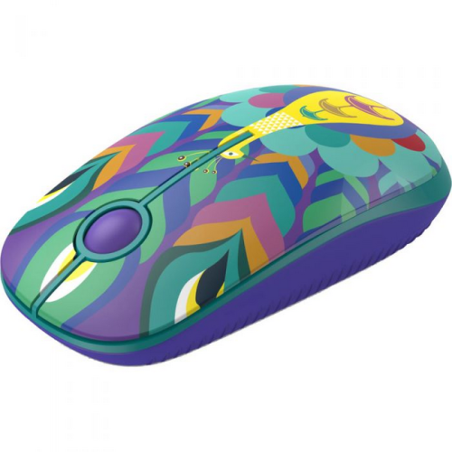 Mouse Optic Tellur Paun, USB Wireless, Multicolor