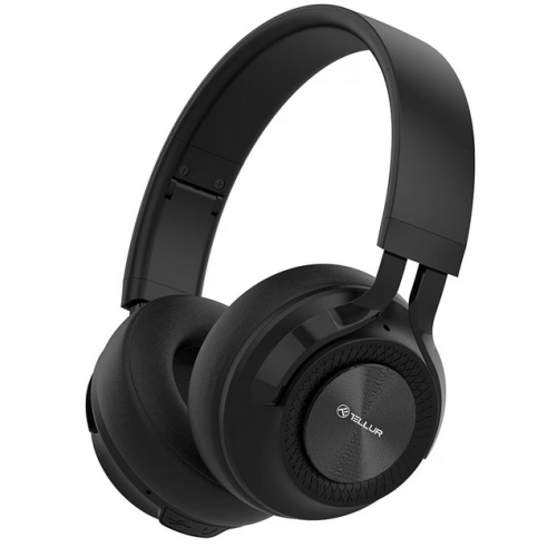Casti cu microfon Tellur Feel, Bluetooth, Black