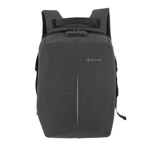 Rucsac Tellur Anti-furt V2 pentru laptop de 15.6 inch, Black