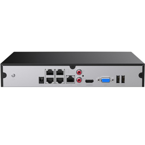 NVR Tenda, 4 canale,  capacitate max 10 TB, porturi HDMI | VGA | 4 x RJ45 IEEE 802.3at/802.3af | RCA | 2 x USB 2.0, 