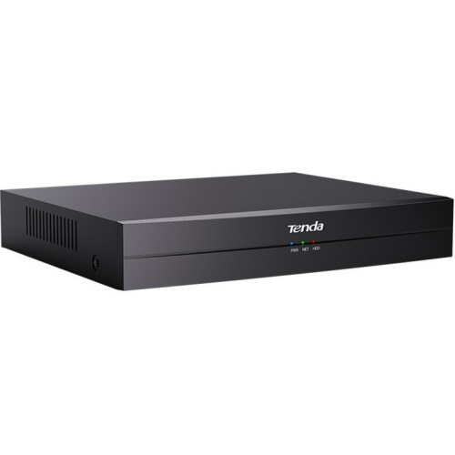 NVR Tenda, 4 canale,  capacitate max 10 TB, porturi HDMI | VGA | 4 x RJ45 IEEE 802.3at/802.3af | RCA | 2 x USB 2.0, 