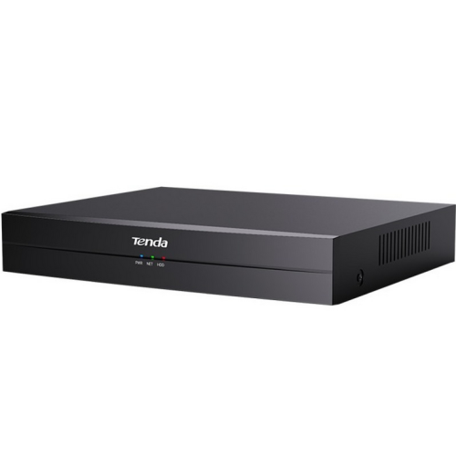 NVR Tenda, 8 canale,  capacitate max 10 TB, porturi HDMI | VGA | 8 x RJ45 IEEE 802.3at/802.3af | RCA | 2 x USB 2.0, 