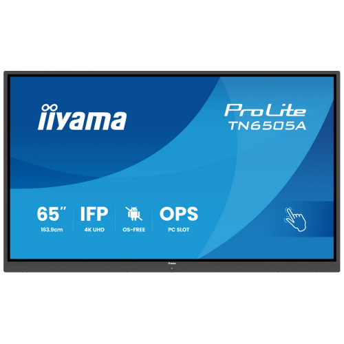 Display Interactiv Iiyama TN6505A-B1AG, 65 inch, 3840 x 2160 pixeli, Black