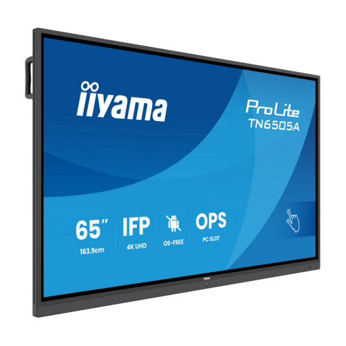Display Interactiv Iiyama TN6505A-B1AG, 65 inch, 3840 x 2160 pixeli, Black