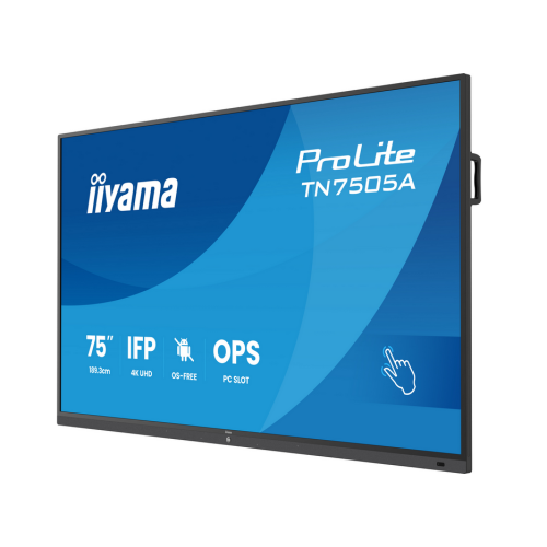 Display Interactiv Iiyama TN7505A-B1AG, 75 inch, 3840 x 2160 pixeli, Black
