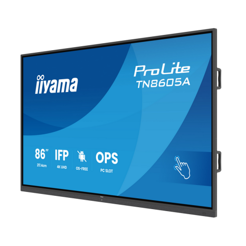 Display Interactiv Iiyama TN8605A-B1AG, 86 inch, 3840 x 2160 pixeli, Black