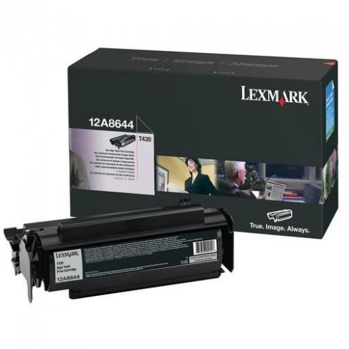 Toner Lexmark E460X31E Black