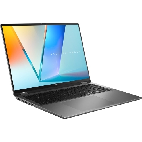Laptop 2-in-1 ASUS Vivobook 16 Flip TP3607SA-RJ019X, Intel Core Ultra 7 258V, 16 inch Touch, RAM 32GB, SSD 1TB, Intel Arc Graphics 140V, Windows 11 Pro, Matte Gray