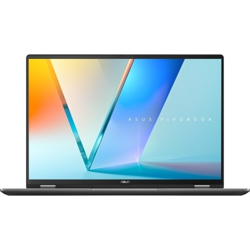 Laptop 2-in-1 ASUS Vivobook 16 Flip TP3607SA-RJ019X, Intel Core Ultra 7 258V, 16 inch Touch, RAM 32GB, SSD 1TB, Intel Arc Graphics 140V, Windows 11 Pro, Matte Gray