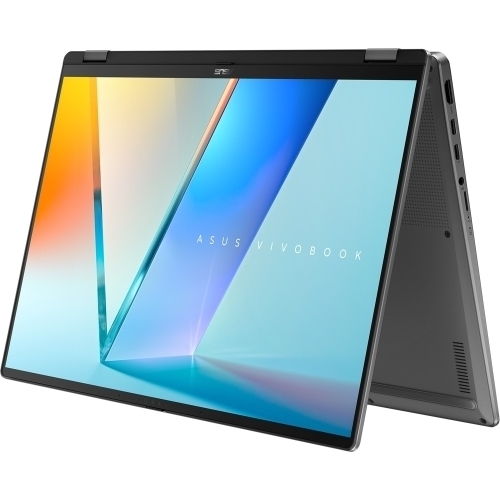 Laptop 2-in-1 ASUS Vivobook 16 Flip TP3607SA-RJ050X, Intel Core Ultra 5 226V, 16 inch Touch, RAM 16GB, SSD 1TB, Intel Arc Graphics 130V, Windows 11 Pro, Matte Gray