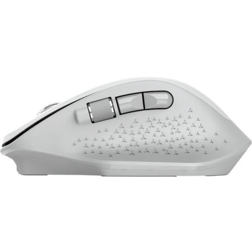Mouse Optic Trust Ozaa Rechargeable, USB Wireless, White