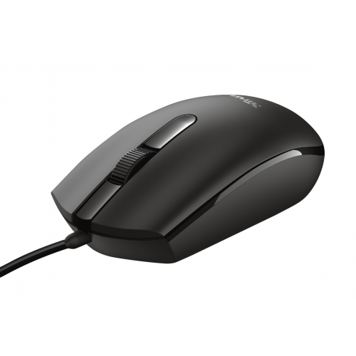 Mouse Optic Trust Basi, USB, Black