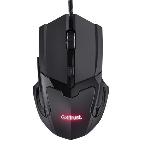 Mouse Optic Trust Basics Gming, USB, Black
