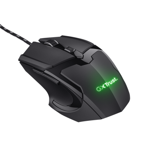 Kit Trust Basics Gaming 2-IN-1 - Mouse Optic, USB, Black + Casti cu microfon, USB, Black