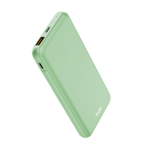 Baterie portabila Trust Redoh, 10000mAh, 1x USB, 2x USB-C, Green