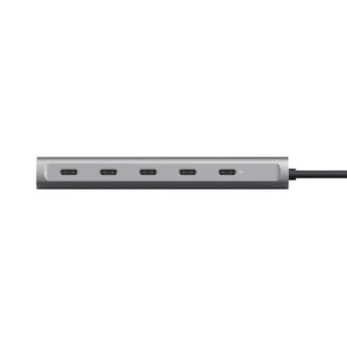 Hub USB Trust HALYX, 5x USB-C, Grey